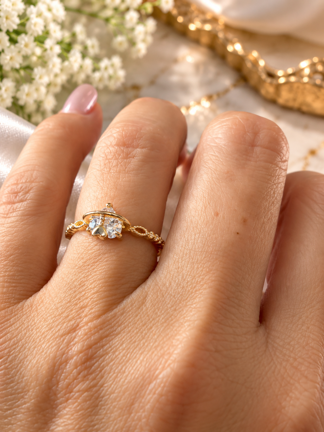 Adeline Heart Ring