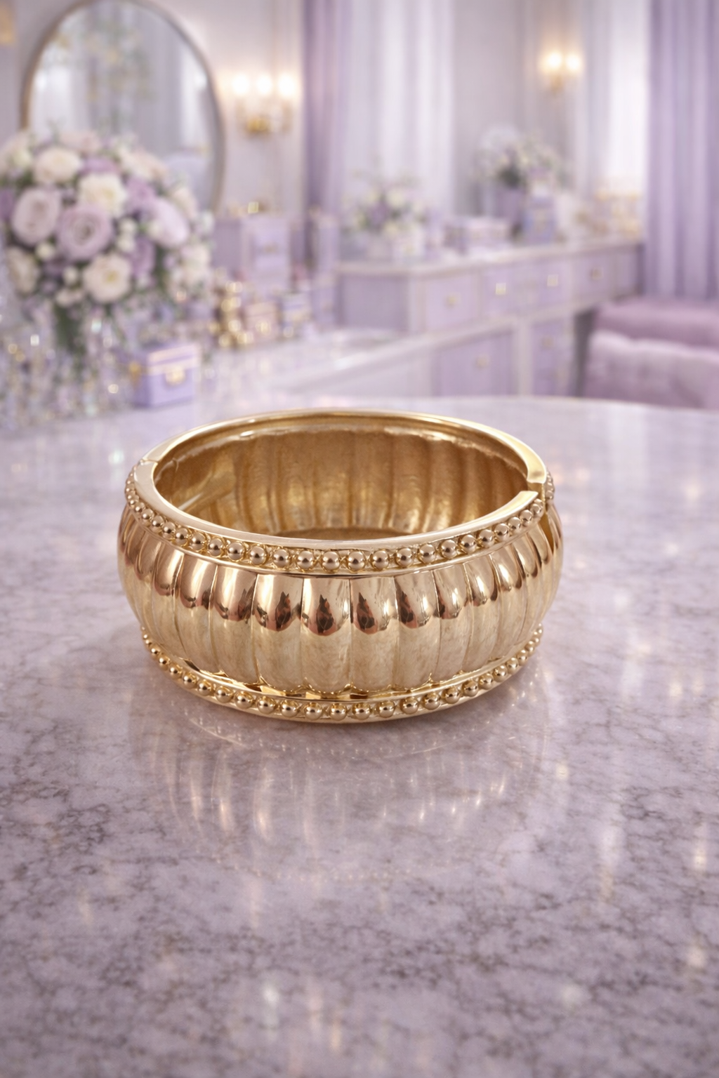 Lumière Textured Bangle