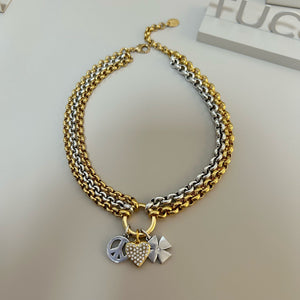 Tucco bicolor choker (Too much love)