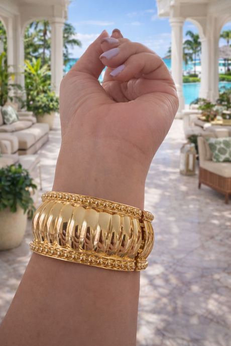 Lumière Textured Bangle