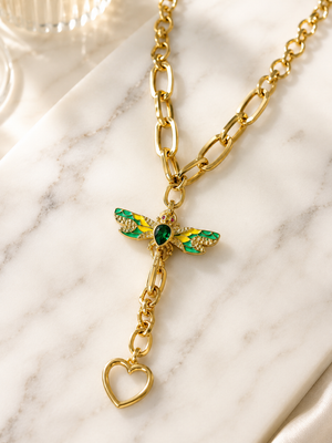 Elara Dragonfly necklace