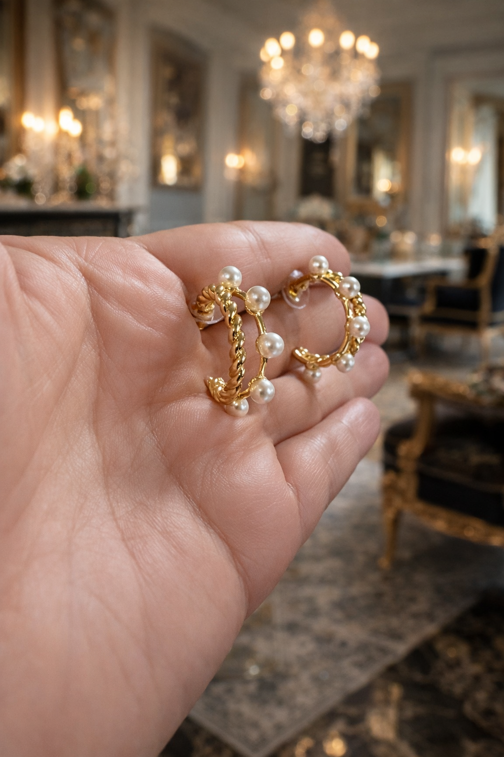 Liora Double Curve Earrings