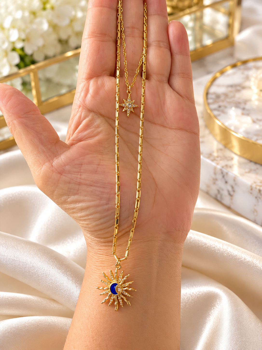 Maristella Double Necklace