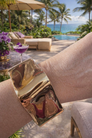 Luxe Facet Diamond Bangle