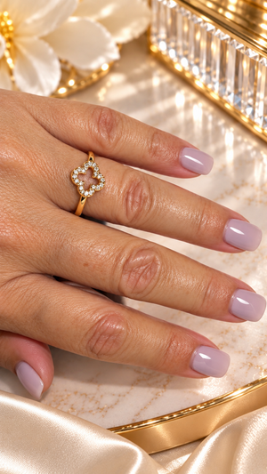 Amélie Open Clover Ring