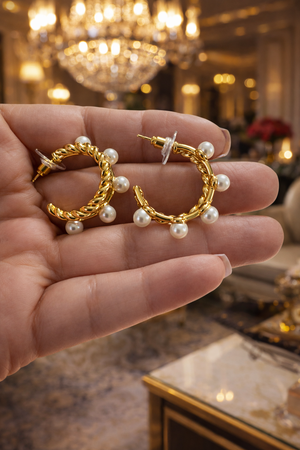 Liora Double Curve Earrings