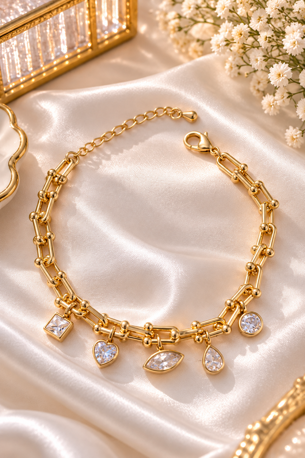 Marlowe Five-Charm Bracelet