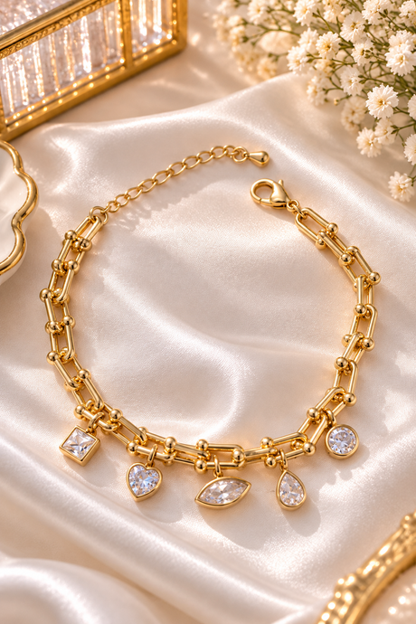 Marlowe Five-Charm Bracelet
