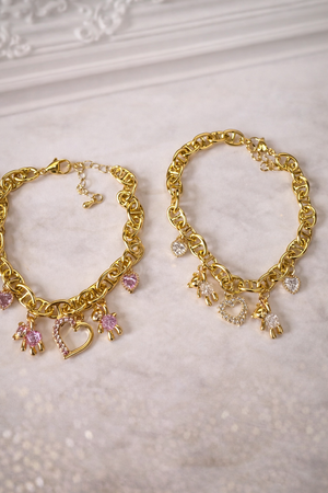Adah Teddy Heart Bracelet