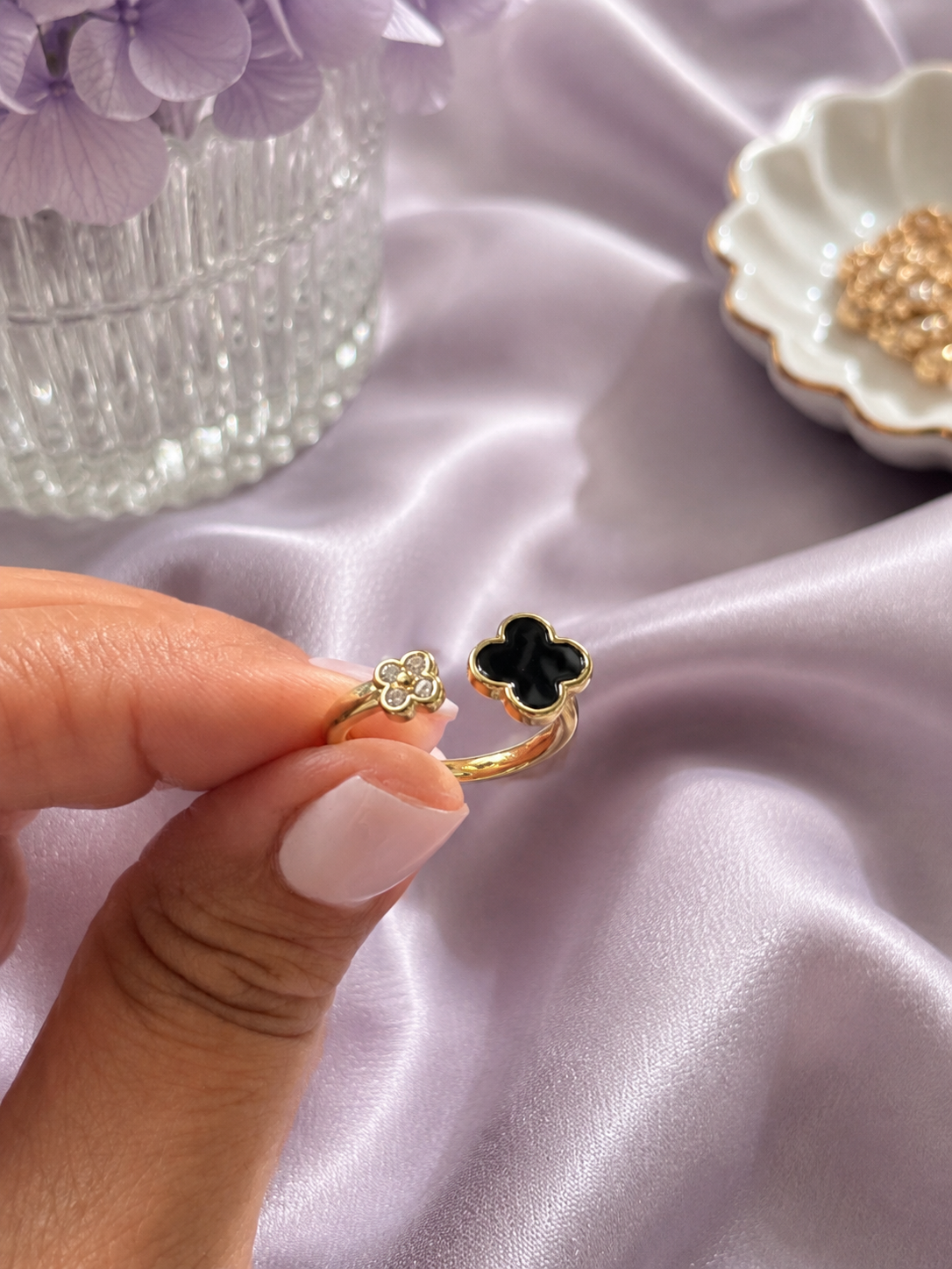 Sabine clover ring