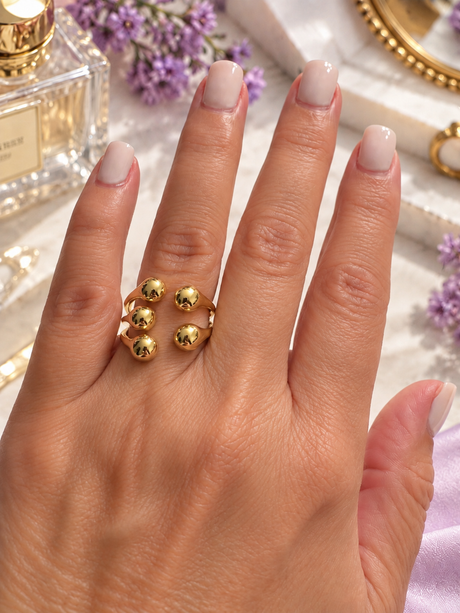 Mireya Melted Drop Ring