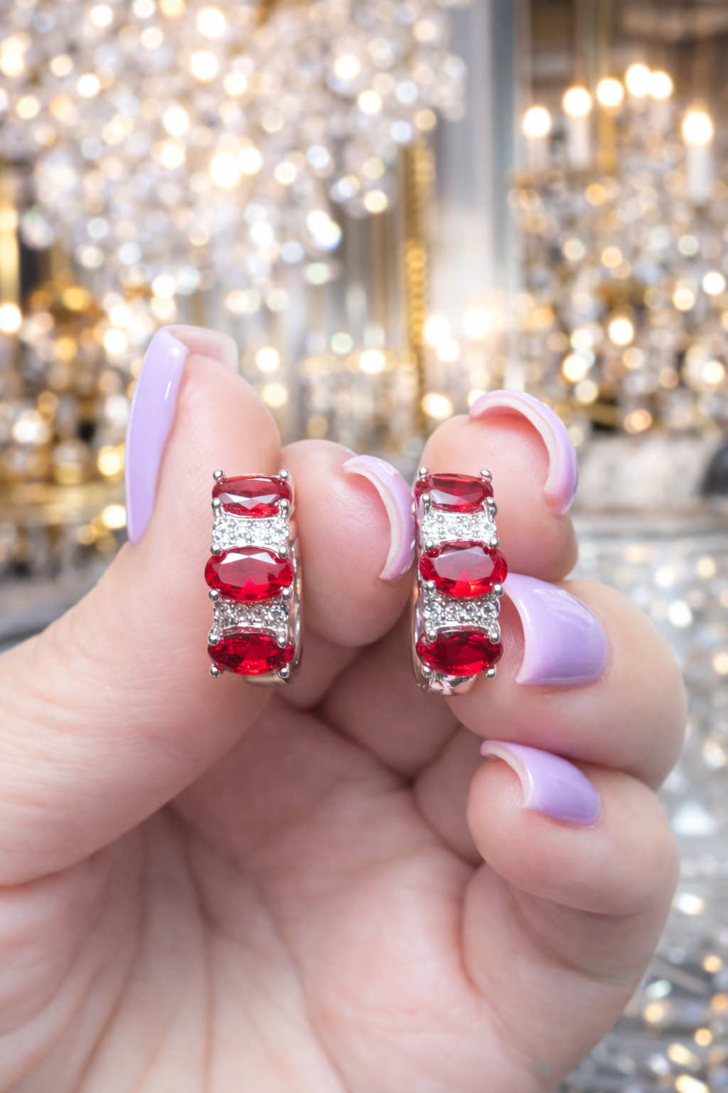 Zilpah White Gold Mini Huggie Earrings