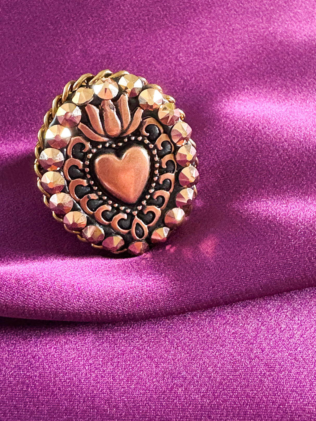 B.E. bronze ring
