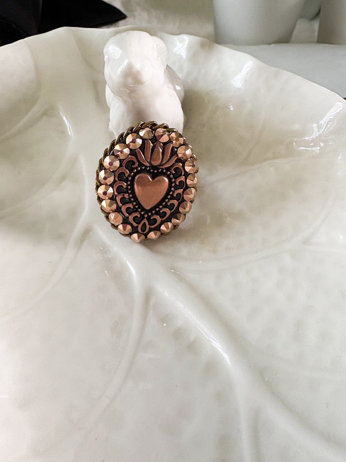 B.E. bronze ring