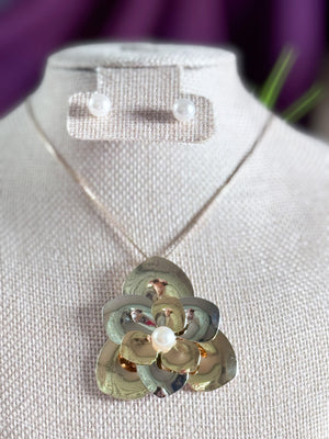 Teodora necklace & earrings set