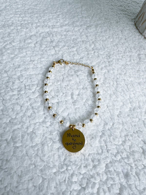 Stainless steel bracelet - Mamá te queremos