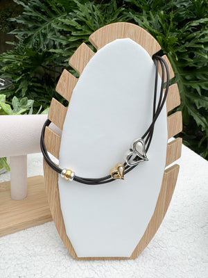 Tra-la-ra leather necklace