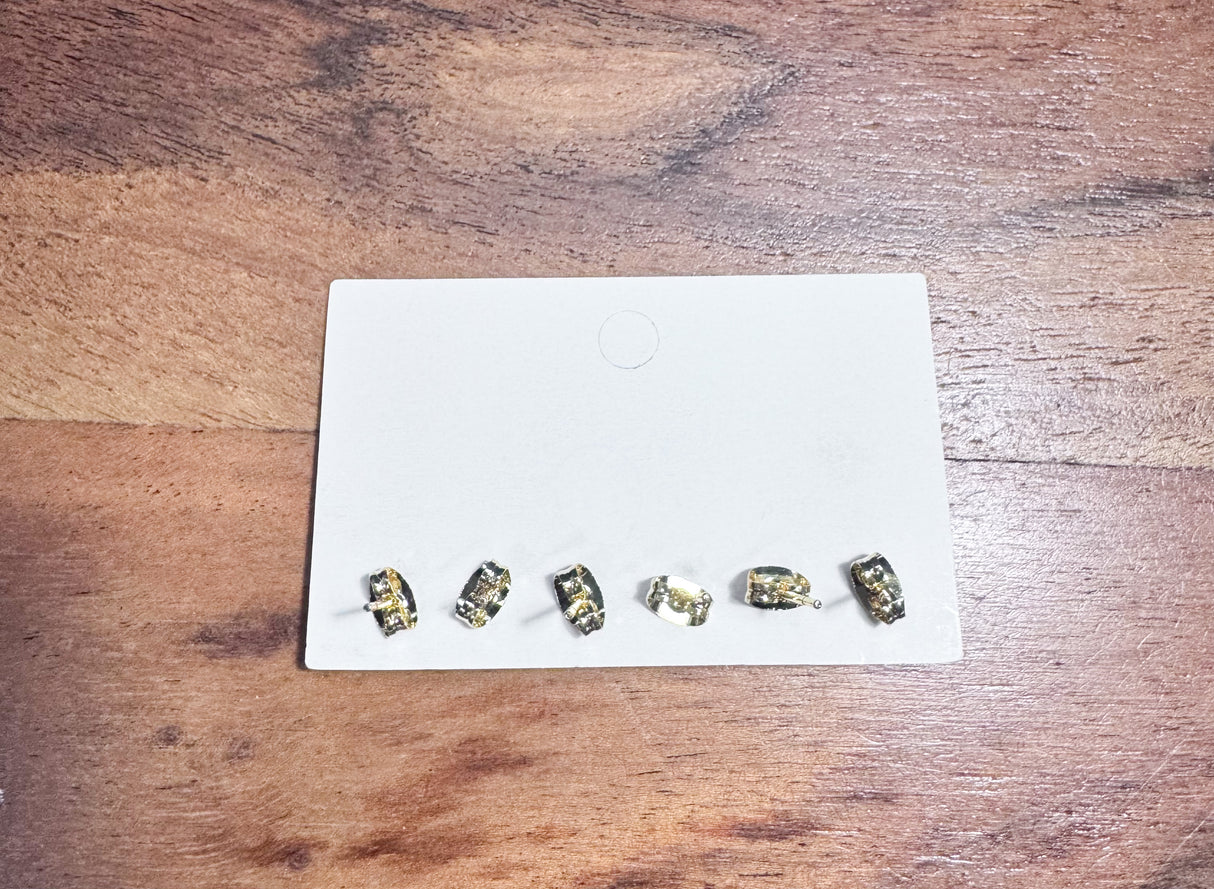 Arelis earrings - set of 3 pairs