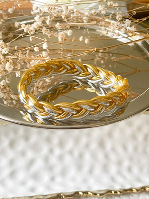 Summer Bless bracelet, braided (trenzada) thin & wide