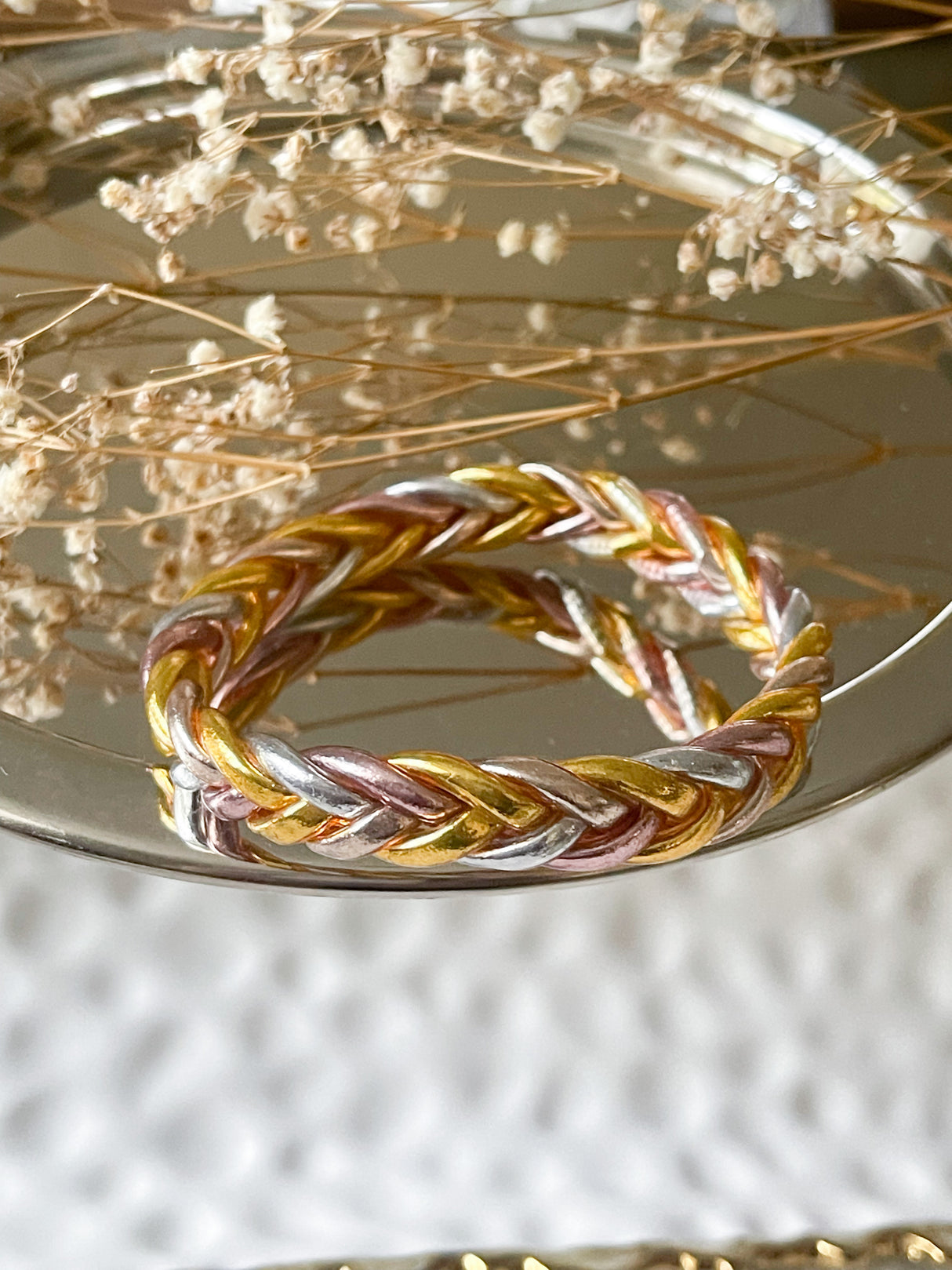 Summer Bless bracelet, braided (trenzada) thin & wide