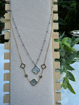 Clover necklace - Stainless Steel