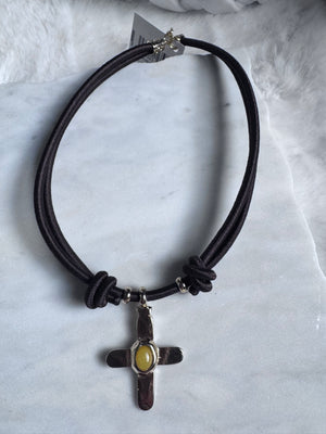 Emolo cross necklace