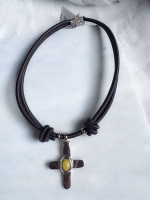 Emolo cross necklace