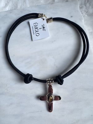 Emolo cross necklace