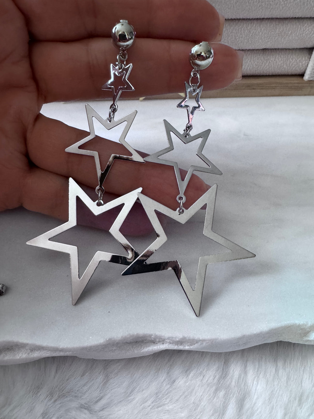 Prisca star earrings