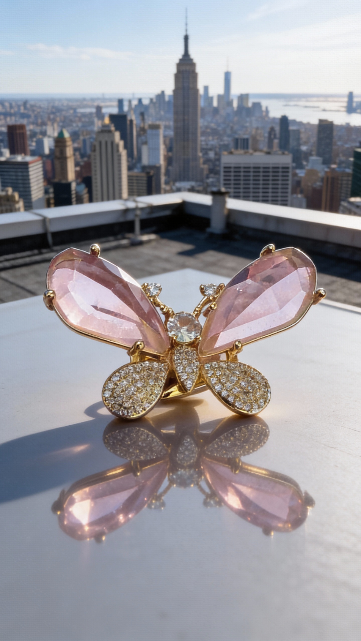 Jemima butterfly ring
