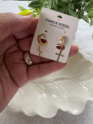 Variety oh hoops - Stainless steel earrings