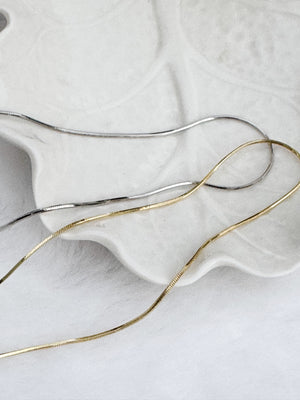 Prisma & Snake chain necklace