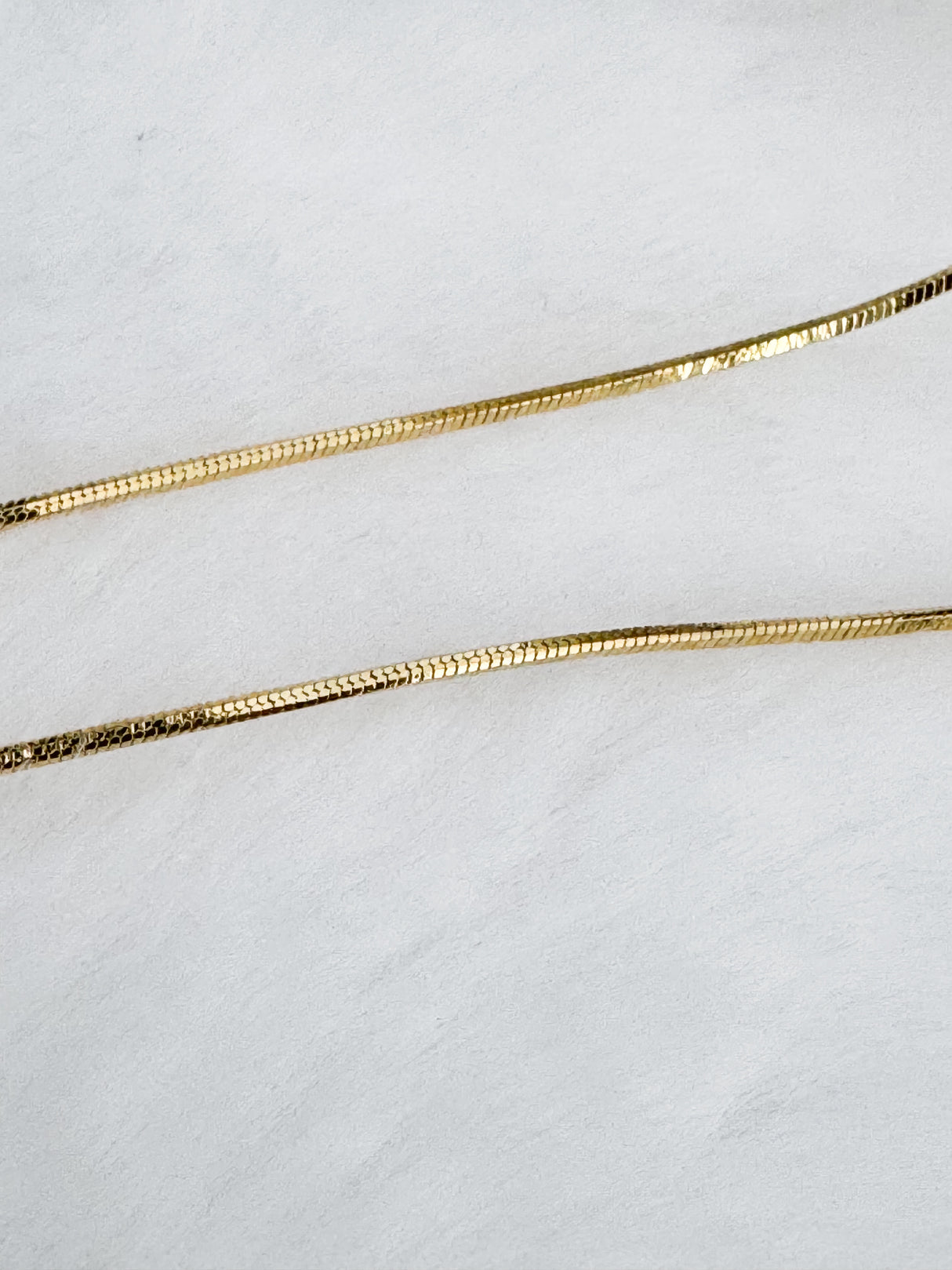 Prisma & Snake chain necklace
