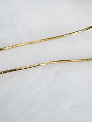 Prisma & Snake chain necklace