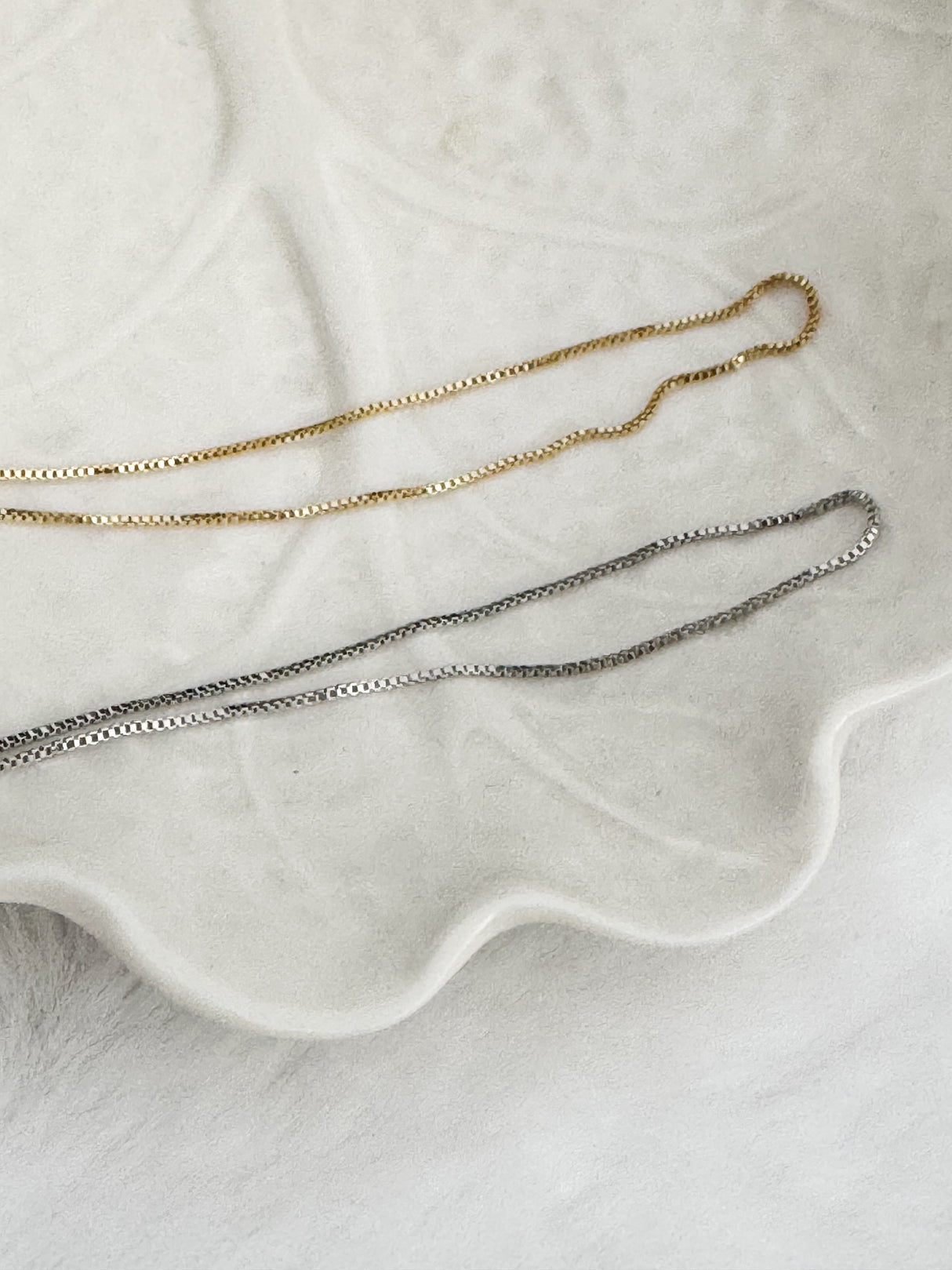 Prisma & Snake chain necklace