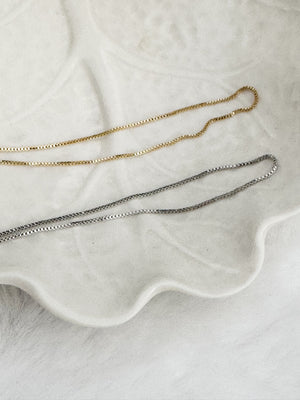Prisma & Snake chain necklace