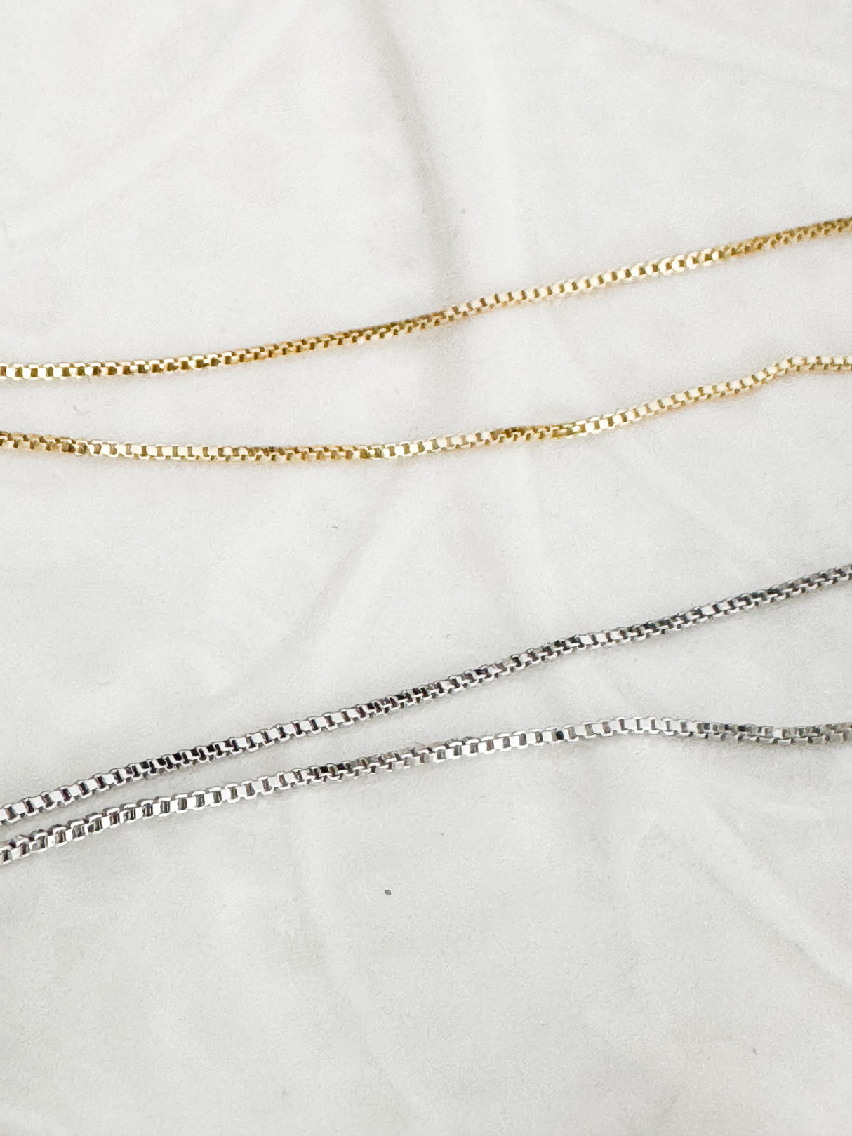 Prisma & Snake chain necklace