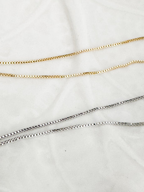 Prisma & Snake chain necklace