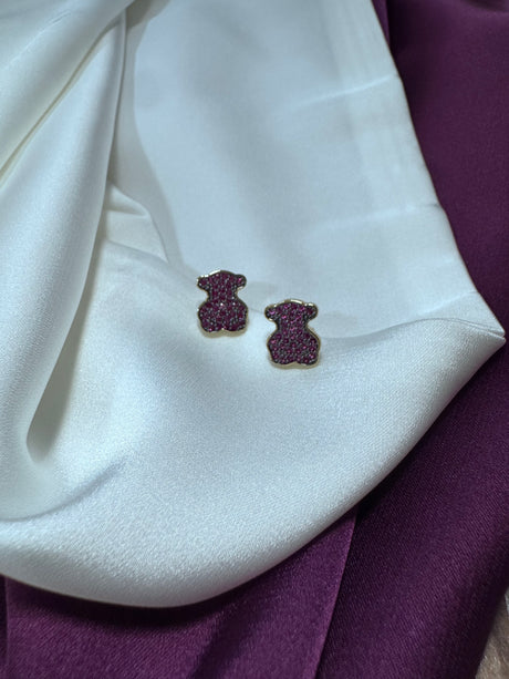 Mini bear earrings