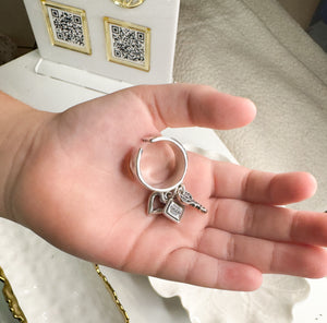 Tucco ring Love charms