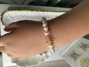 Maldita Rita cross elastic bracelet