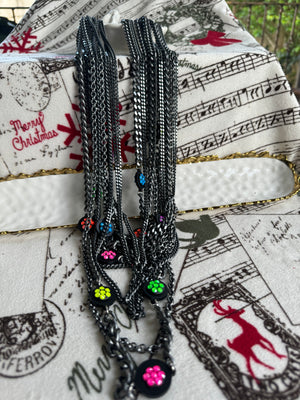 Italian long necklace by B.E. designer