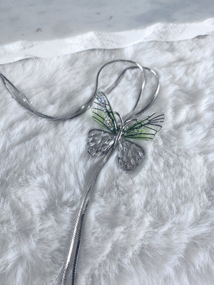 Butterfly Dreams Lariat Necklace - Adjustable