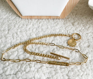 Merry Christmas bracelet - stainless steel