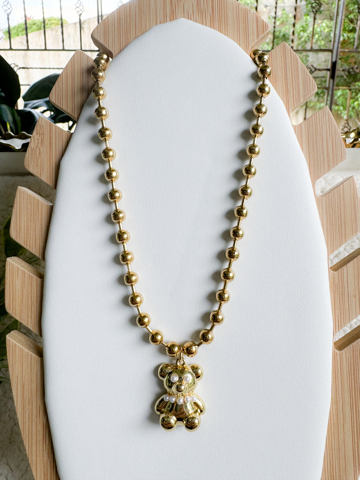 Bear necklace - Stainless Steel