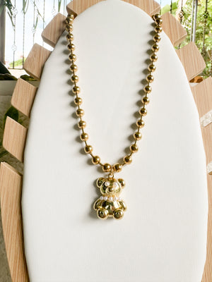 Bear necklace - Stainless Steel