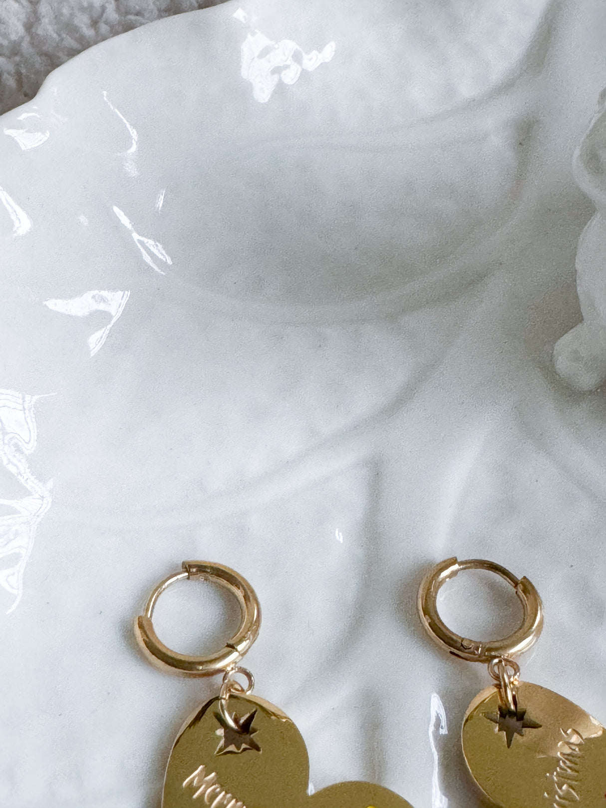 Christmas earrings - stainless steel