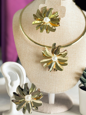 Sasha choker & earrings set