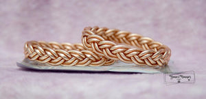 Summer Bless bracelet, braided (trenzada) thin & wide