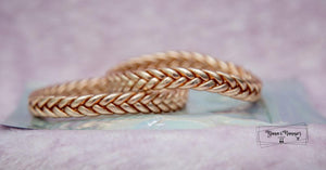 Summer Bless bracelet, braided (trenzada) thin & wide